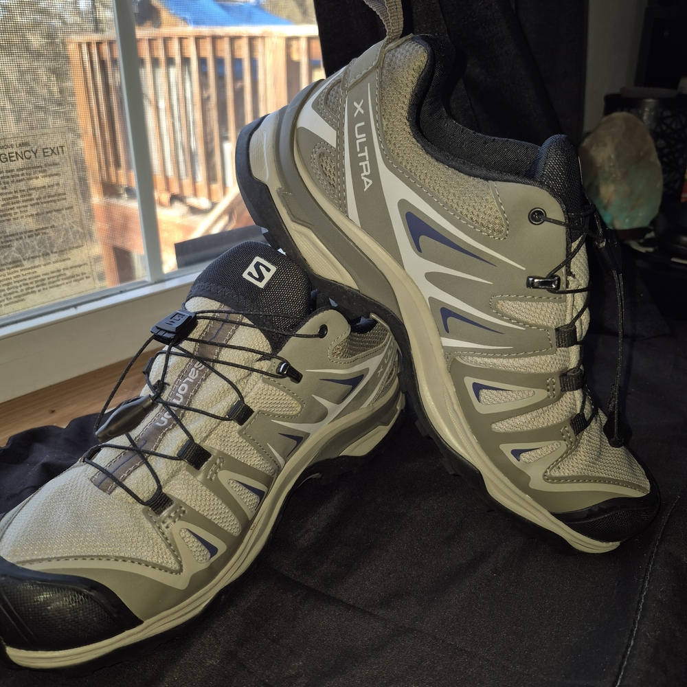 Salomon X Ultra Men's Hiking Shoes - Gray and Black